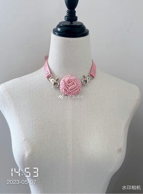 原创设计玫瑰花甜美不撞款锁骨链