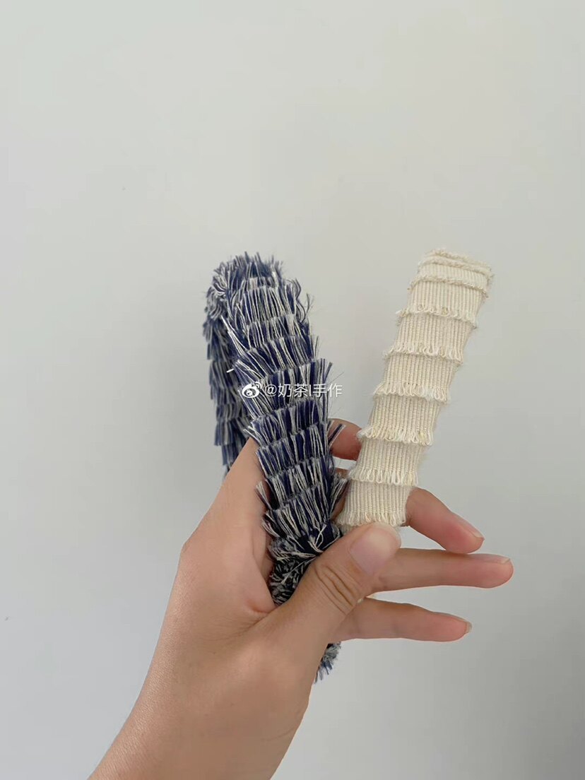 流苏手作柔软发箍DIY发箍