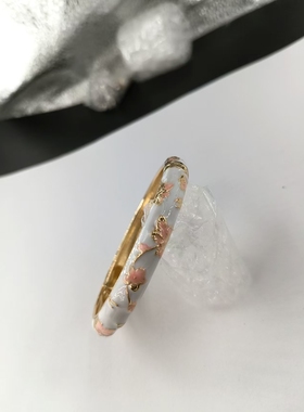 正品北京景泰蓝手镯宽面大圈女掐丝珐琅彩时尚复古宫廷风旅游礼物