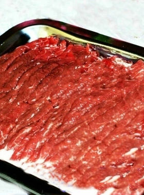 上海热气涮羊肉手工现切热气羊肉
