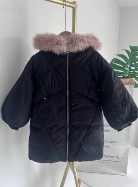 中长款冬季羽绒服女童保暖外套