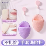 Перчатки для умывания, гигиеническая маска для лица, губка для ванны для лица, мягкие влажные салфетки, ремешок, спонж, увеличенная толщина