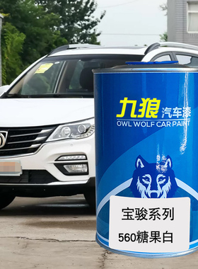 九狼汽车钣金喷漆宝色漆骏530560糖果白琉璃红色星夜黑色勃垦地红