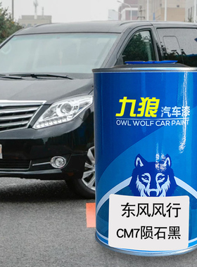 九狼汽车漆东成品风改风色车行CM7陨石白色F600黑珍珠白M6黑色漆