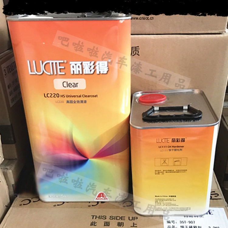 杜邦丽彩得汽车LC220高固全效清漆 LC109慢干固化剂LC111 LC110