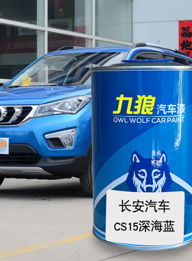 九狼汽车漆长成品安汽车漆CS15EV深海蓝雪域白珍珠白闪光冰晶白色