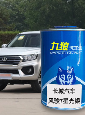 九狼汽车漆长成品城漆星光银风骏银精灵魅力橙酷熊凌傲枫丹红改色