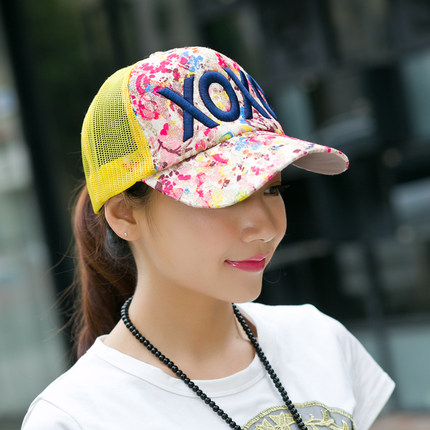 卓朵 帽子 女夏天韩版潮户外网帽休闲棒球帽 夏季遮阳凉帽太阳帽