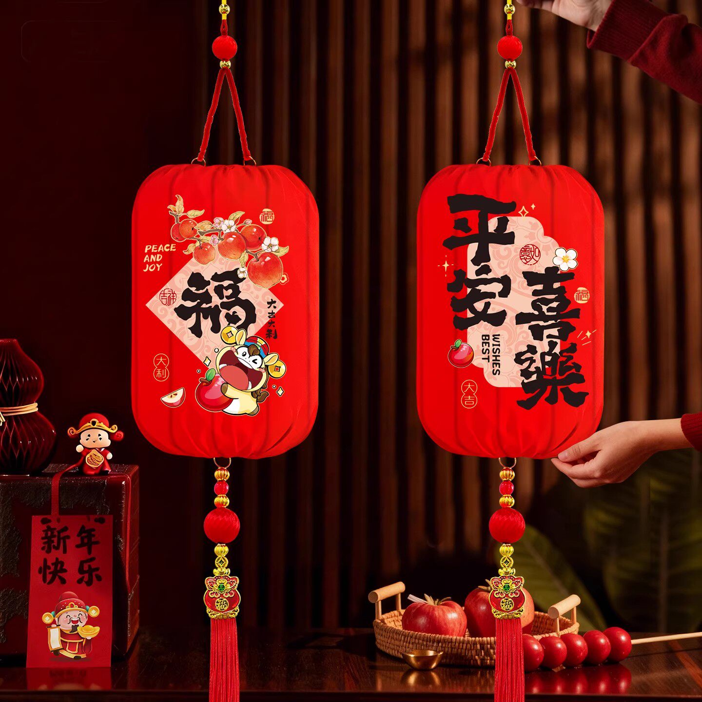 2026马年春节户外红灯笼