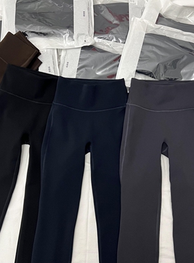 吾馨山羊绒塑型裤女冬季无T线收腹加绒保暖打底裤外穿瑜伽裤7320