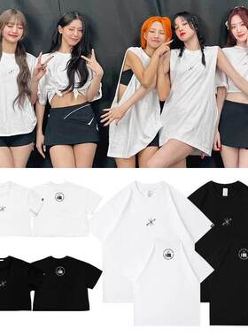 GIDLE2024世巡演唱会IDOL首尔场周边同款短袖t恤上衣服印花打底衫
