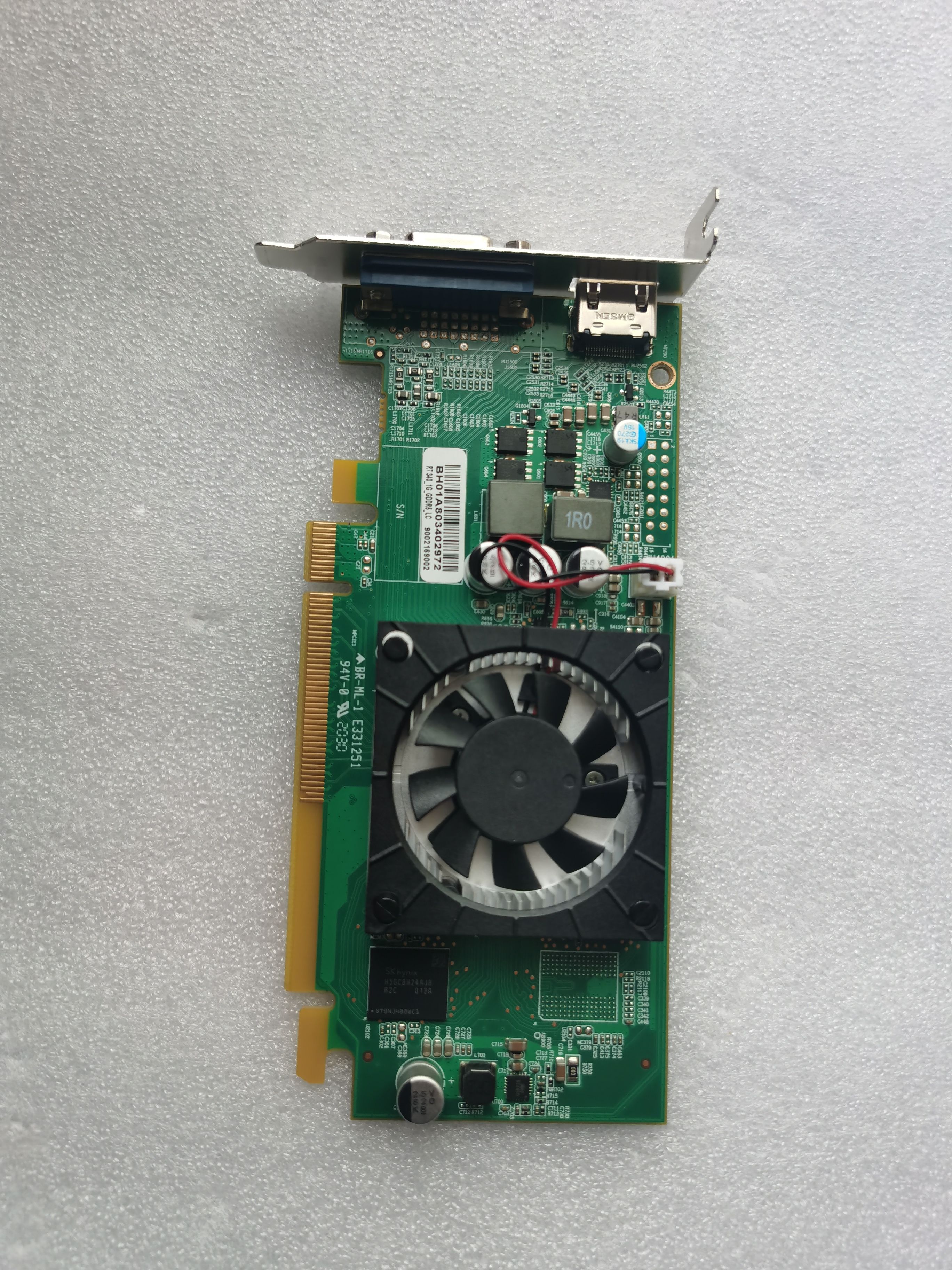 浪潮R7 340 1G DDR6 LC 显卡长城R7 340联想R7 340台式机绿显卡