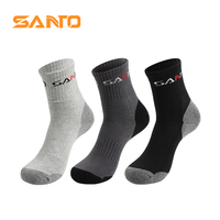 SANTO自行車速干男款半厚登山襪