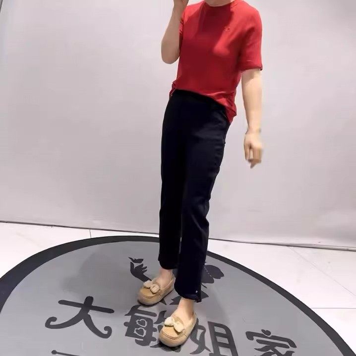 柏菲蒂8890春季新款牛仔裤加大码女装胖妹妹松紧腰显瘦百搭烟管裤,女装/女士精品,大码裤装,淘宝优惠券,粉丝福利购,淘宝优惠卷