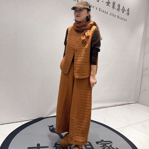 芮娜依莲初冬新款大码二棉两件套