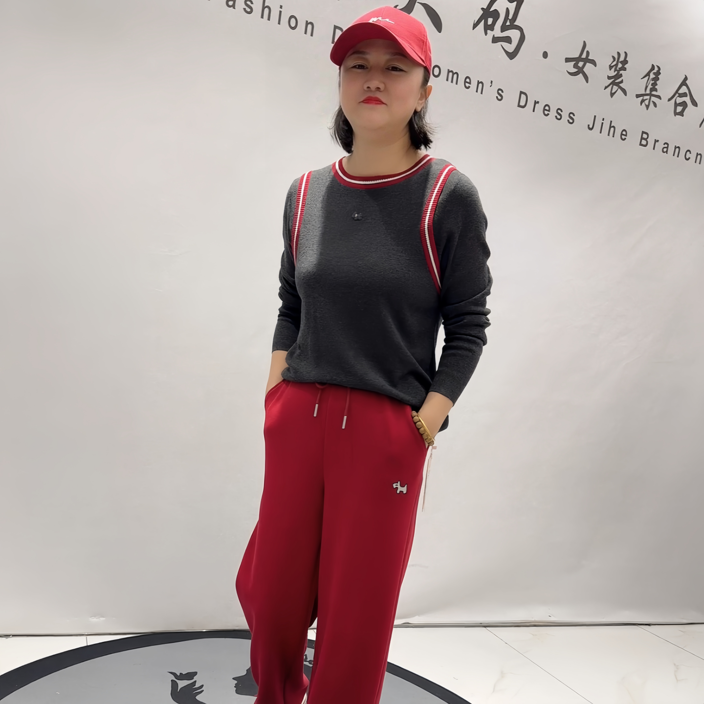 芮娜依莲年货新款大码针织衫打底