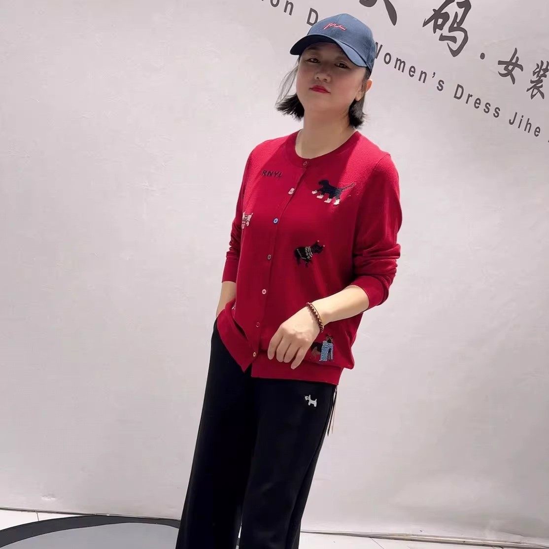 芮娜依莲5286年货春款欧货开衫针织衫加大码女装胖妹妹百搭衫上衣,女装/女士精品,常规大码外套,淘宝优惠券,粉丝福利购,淘宝优惠卷