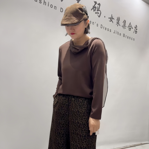 女权贵族秋季新款大码洋气长袖衫