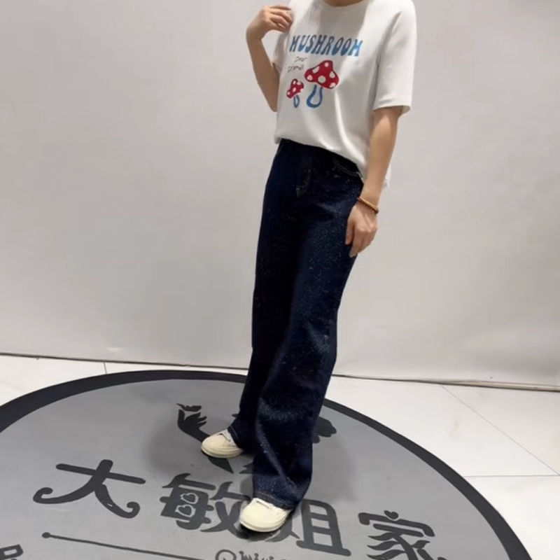 柏菲蒂8909春季新款牛仔裤加大码女装胖妹妹松紧腰显瘦百搭裤女裤,女装/女士精品,常规大码外套,淘宝优惠券,粉丝福利购,淘宝优惠卷