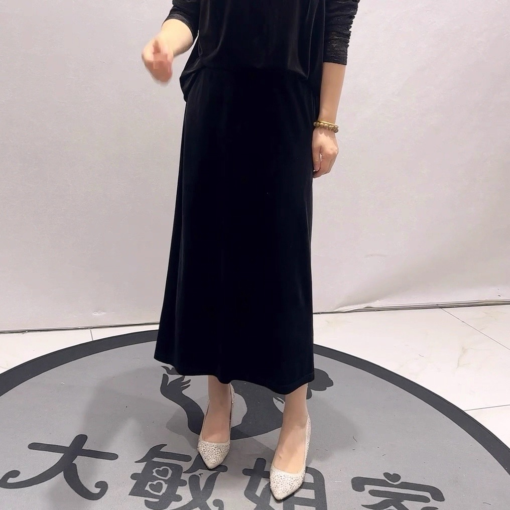 芮娜依莲年货新款大码气质半身裙