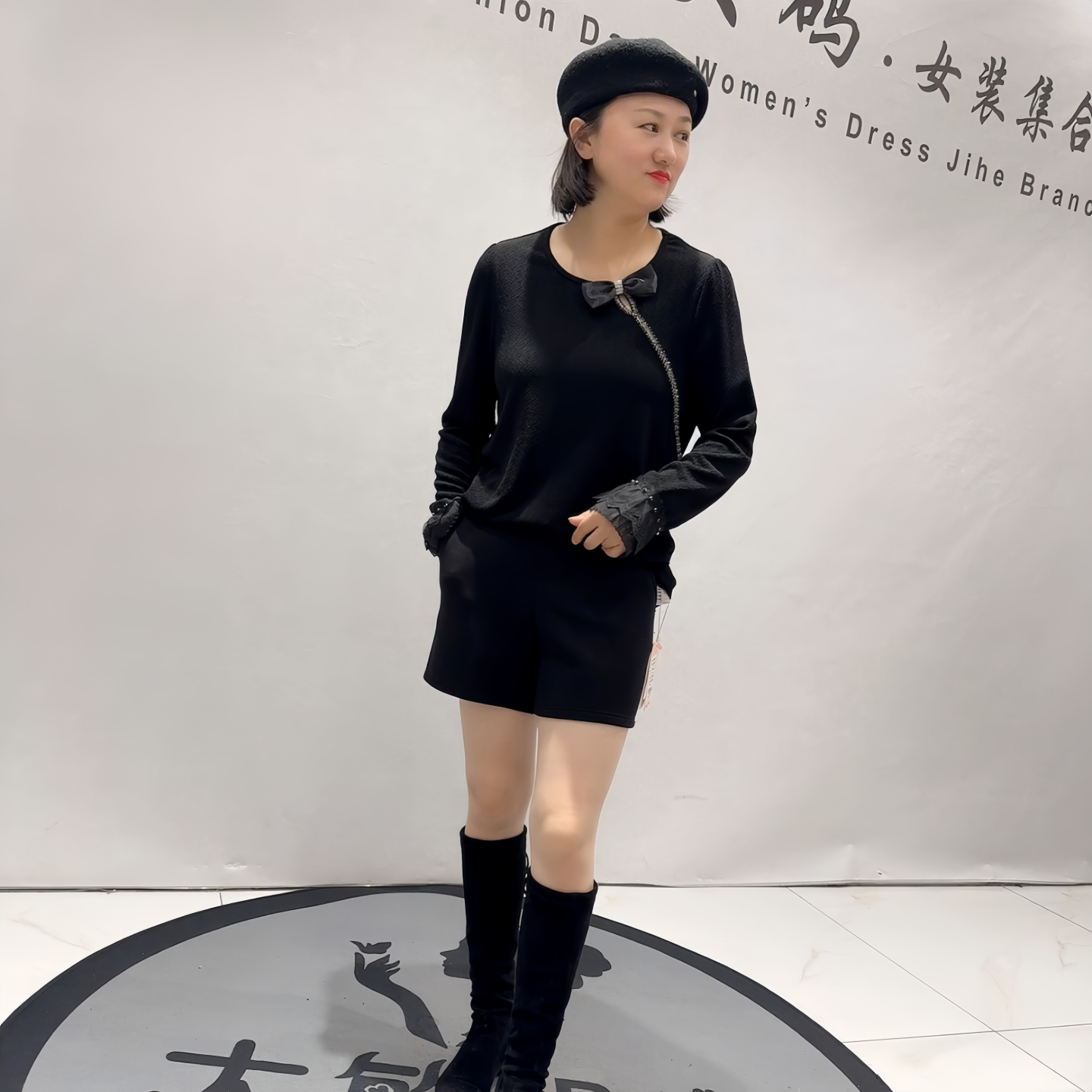 芮娜依莲年货新款大码气质打底衫