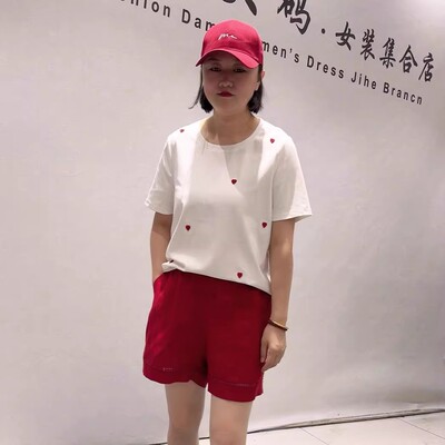 蓝鲸之吻夏季新款大码短袖T恤衫