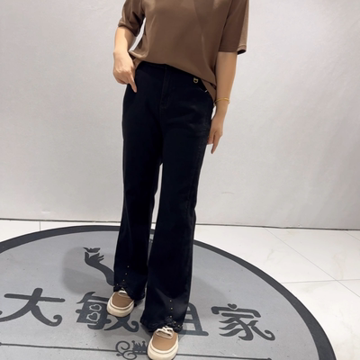 芮娜依莲秋季新款大码牛仔裤女裤
