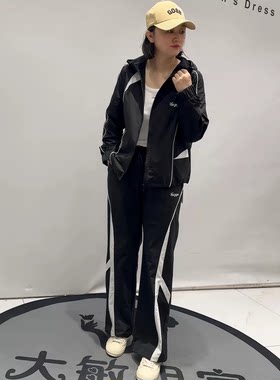 芮娜依莲秋季新款大码两件套套装