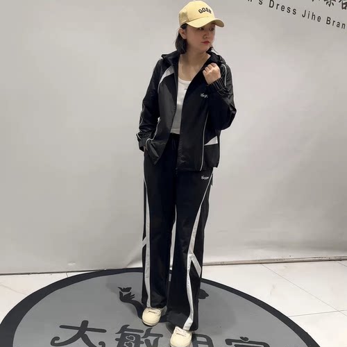 芮娜依莲秋季新款大码两件套套装