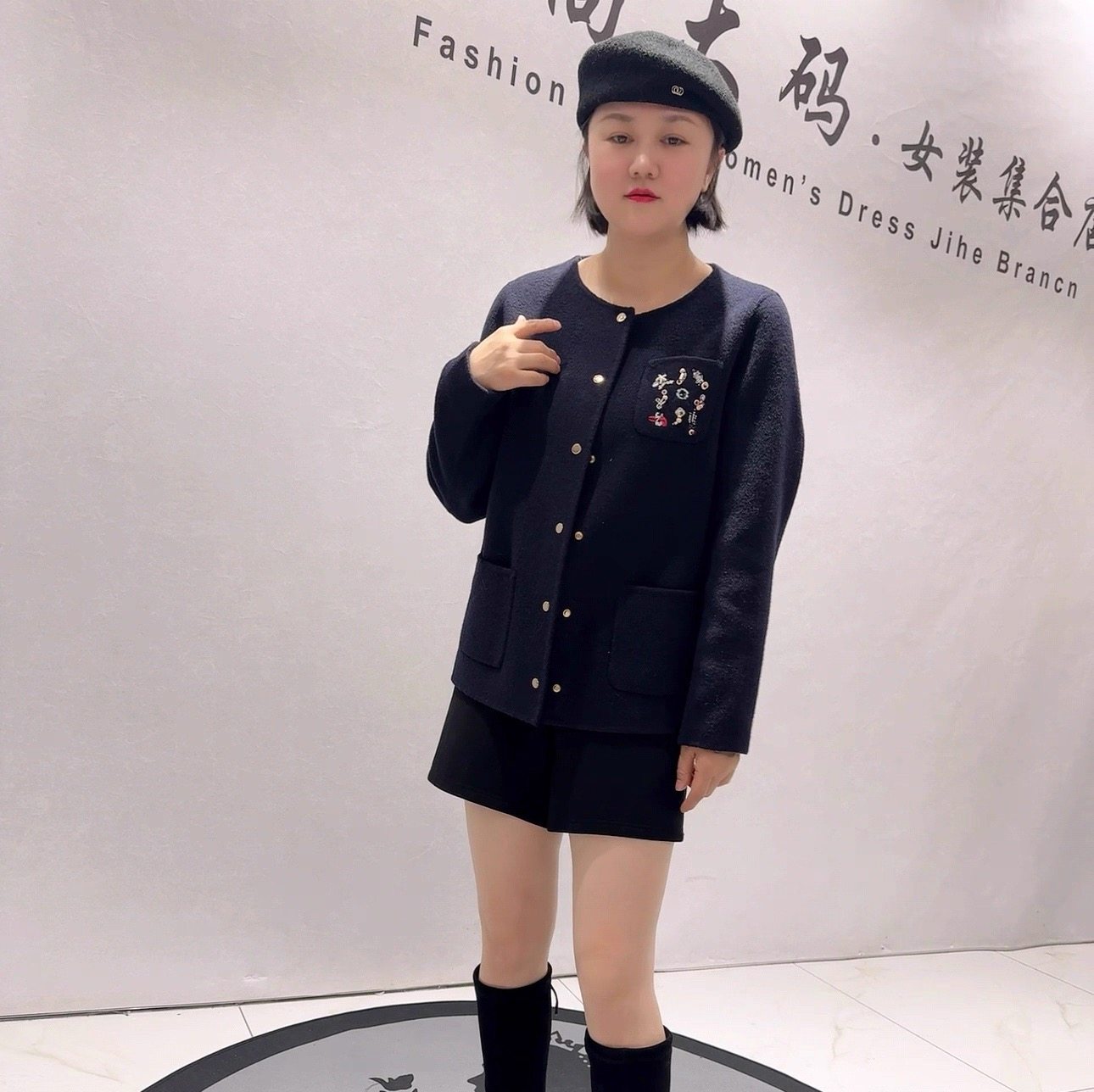 芮娜依莲9358年货新款欧货羊毛外套加大码女装胖妹妹气质长衫上衣,女装/女士精品,常规大码外套,淘宝优惠券,粉丝福利购,淘宝优惠卷