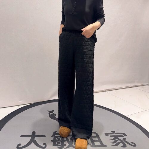 芮娜依莲秋冬新款大码薄棉女裤子