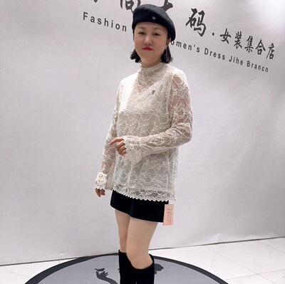 芮娜依莲年货新款大码气质衫上衣