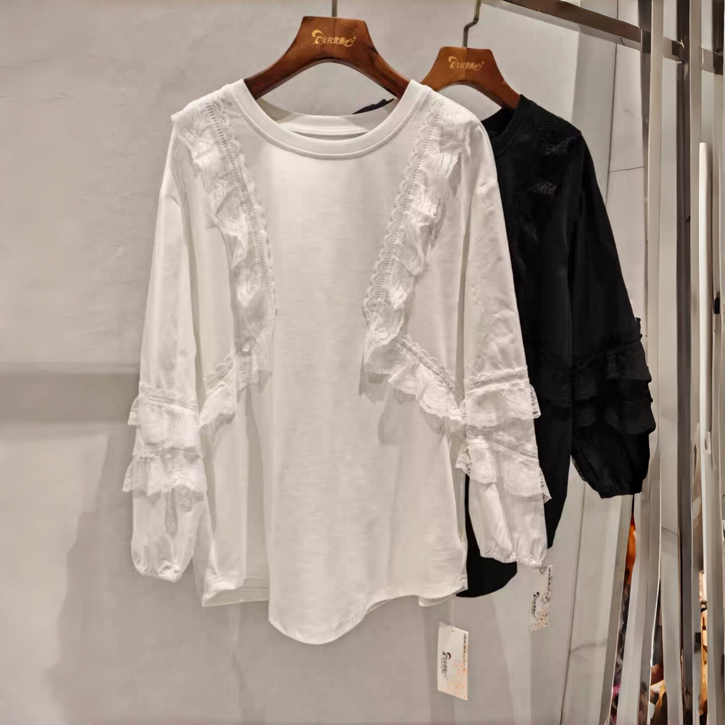 女权贵族年货新款一手长A版衫女