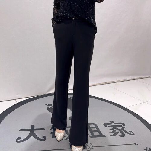 女权贵族秋冬新款大码显瘦女裤子