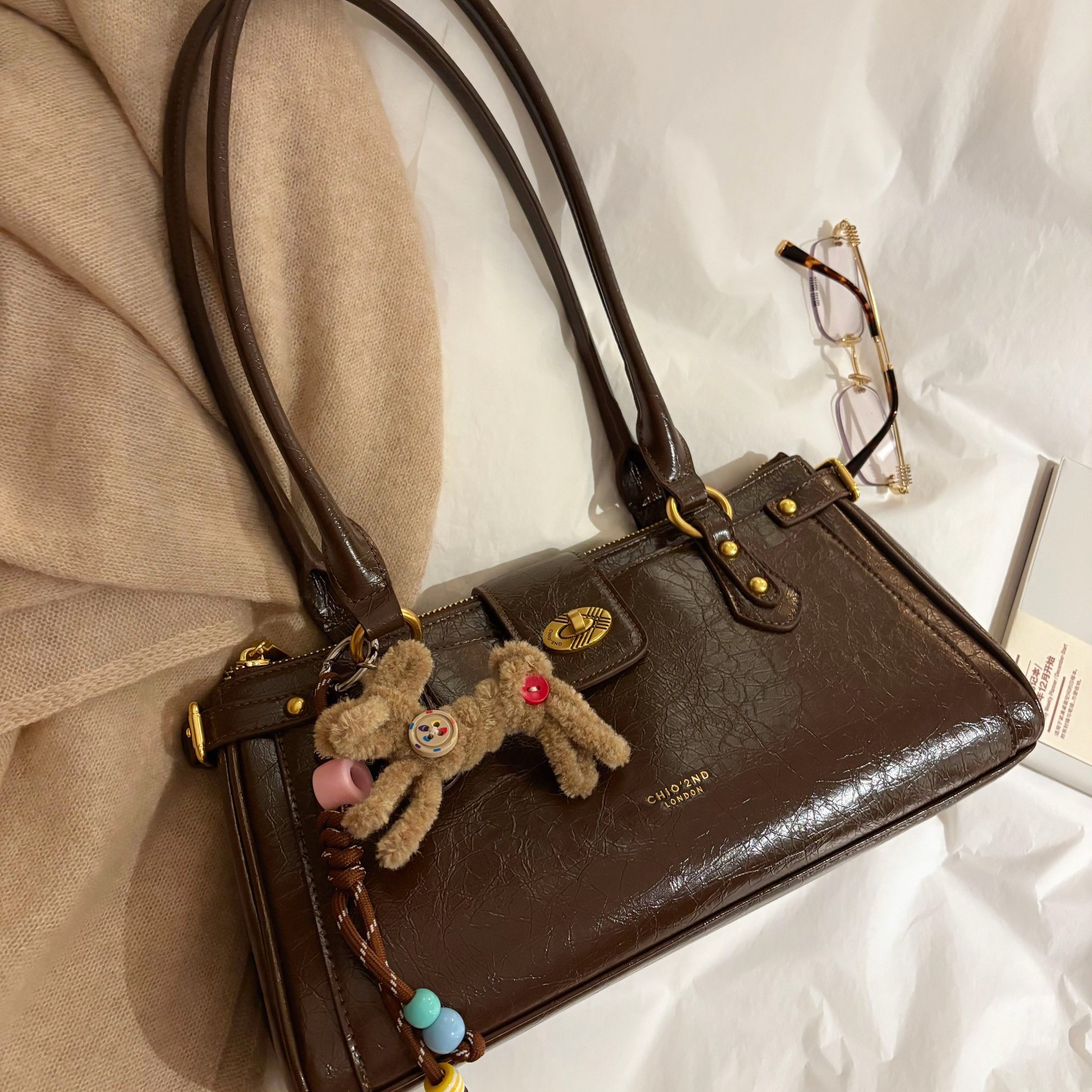 小南风Chio 布拉格秋托特包包女士轻奢小众高级感通勤手提单肩包