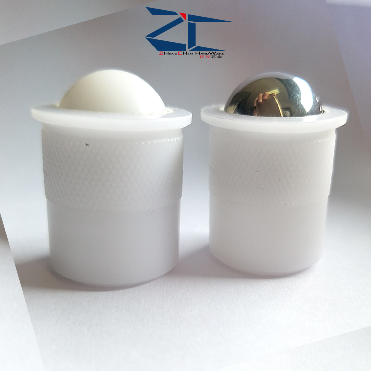 滚轮白色正辰五金球头柱塞