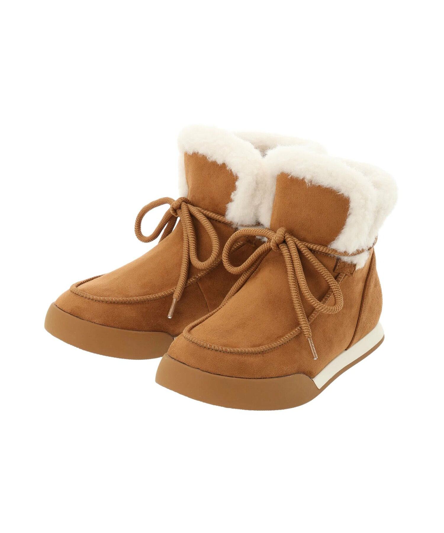 仅3对！SM2新款2025一体雪地靴冬季保暖加绒单鞋毛毛乐福鞋小皮鞋