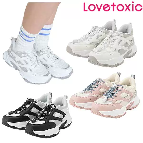 2025新款复古厚底轻便运动鞋日系潮酷防水运动老爹时尚运动鞋