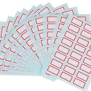 得力标签贴标贴自粘性标签纸不干胶标手写空白贴纸记号贴粘贴单包