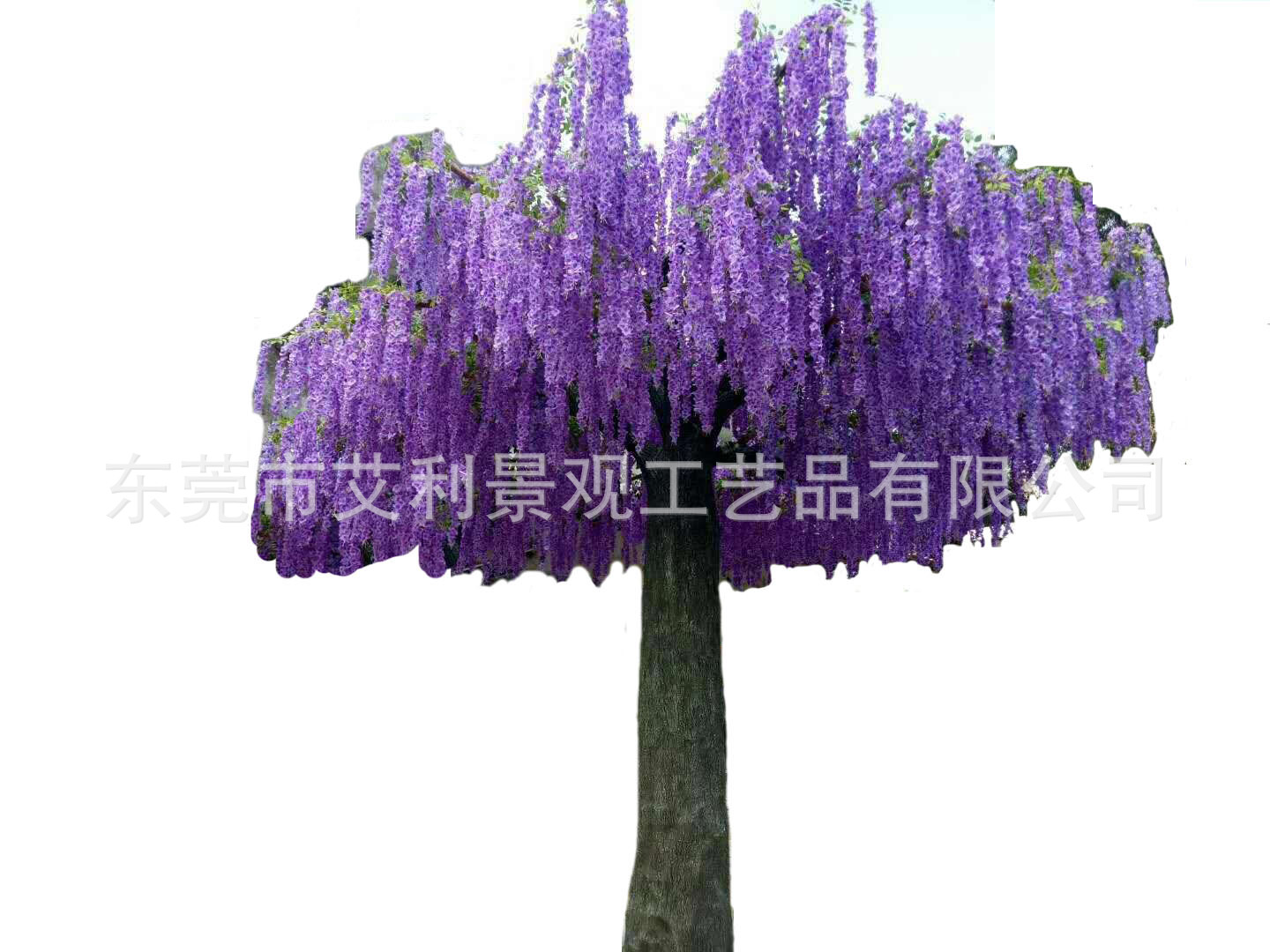 东莞厂家直销仿真植物工程景观装饰仿真豆花树金色榕树