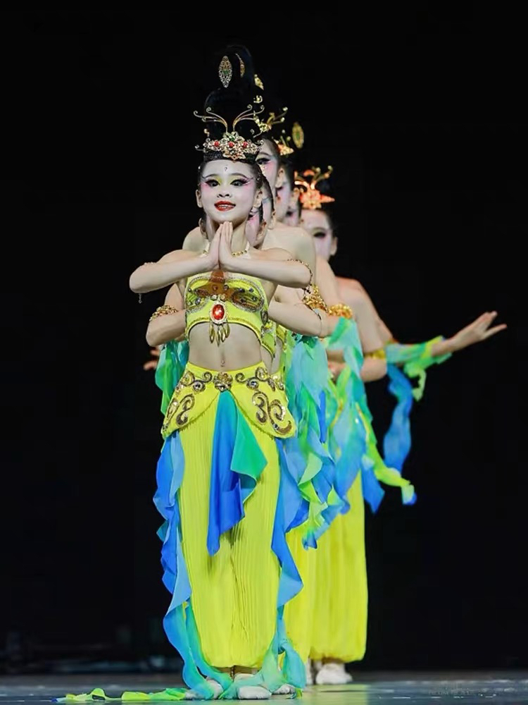 一梦敦煌舞蹈服灼灼千姿丝路天音演出服飞天琵琶盛世敦煌表演服装