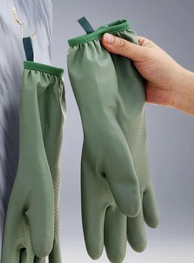 单层挂钩家务洗碗手套厨房加厚耐用清洁干活保暖防水家用洗衣