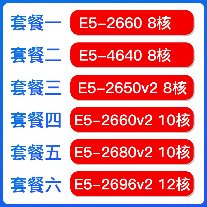 Intel/至强E5-2680V2 2696v2 4640 2660v2 2650v2服务器CPUX79-封面