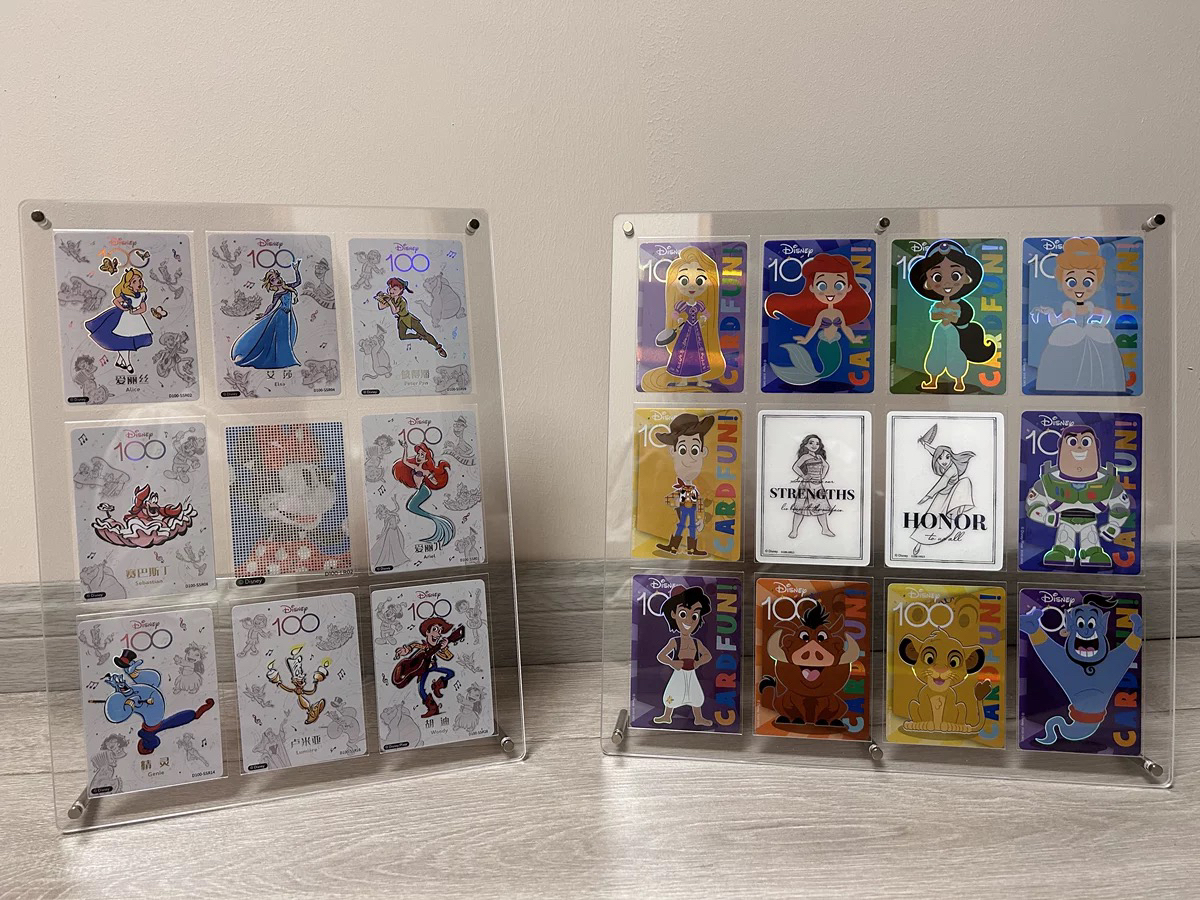 偶像梦幻祭 ES 拍立得亚克力相框透卡展示架收纳宝可梦数据卡相框