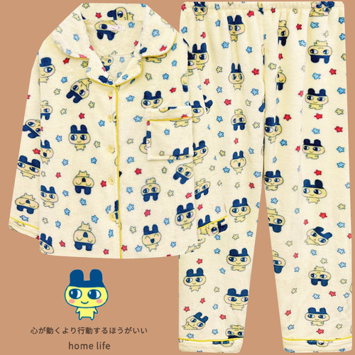 长袖睡衣女秋冬季加厚珊瑚绒加绒