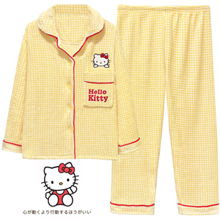 hellokitty珊瑚绒睡衣冬季女加厚2025年新款可爱法兰绒家居服套装