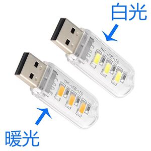 创意迷你USB小夜灯LED护眼小台灯充电宝电脑移动电源充电头小夜灯