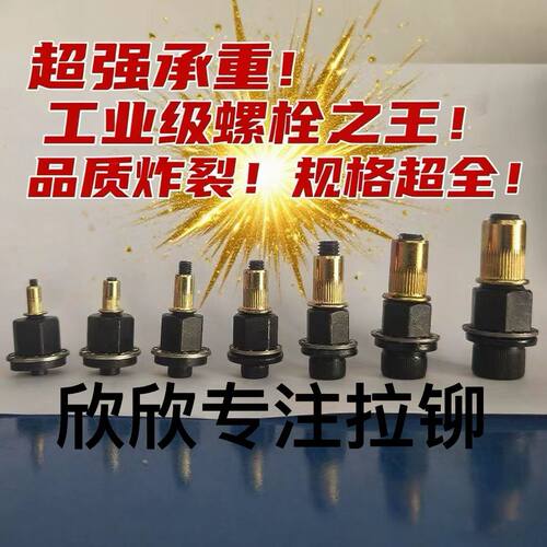 拉铆螺母简易工具家用汽车牌照铁皮手动拉母头平头拉铆螺母铆钉