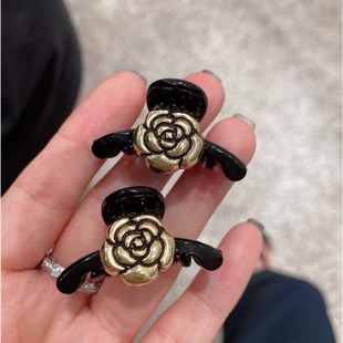 金属小花你抓夹ins网红少女边夹韩国百搭发夹可爱刘海抓鬓角抓