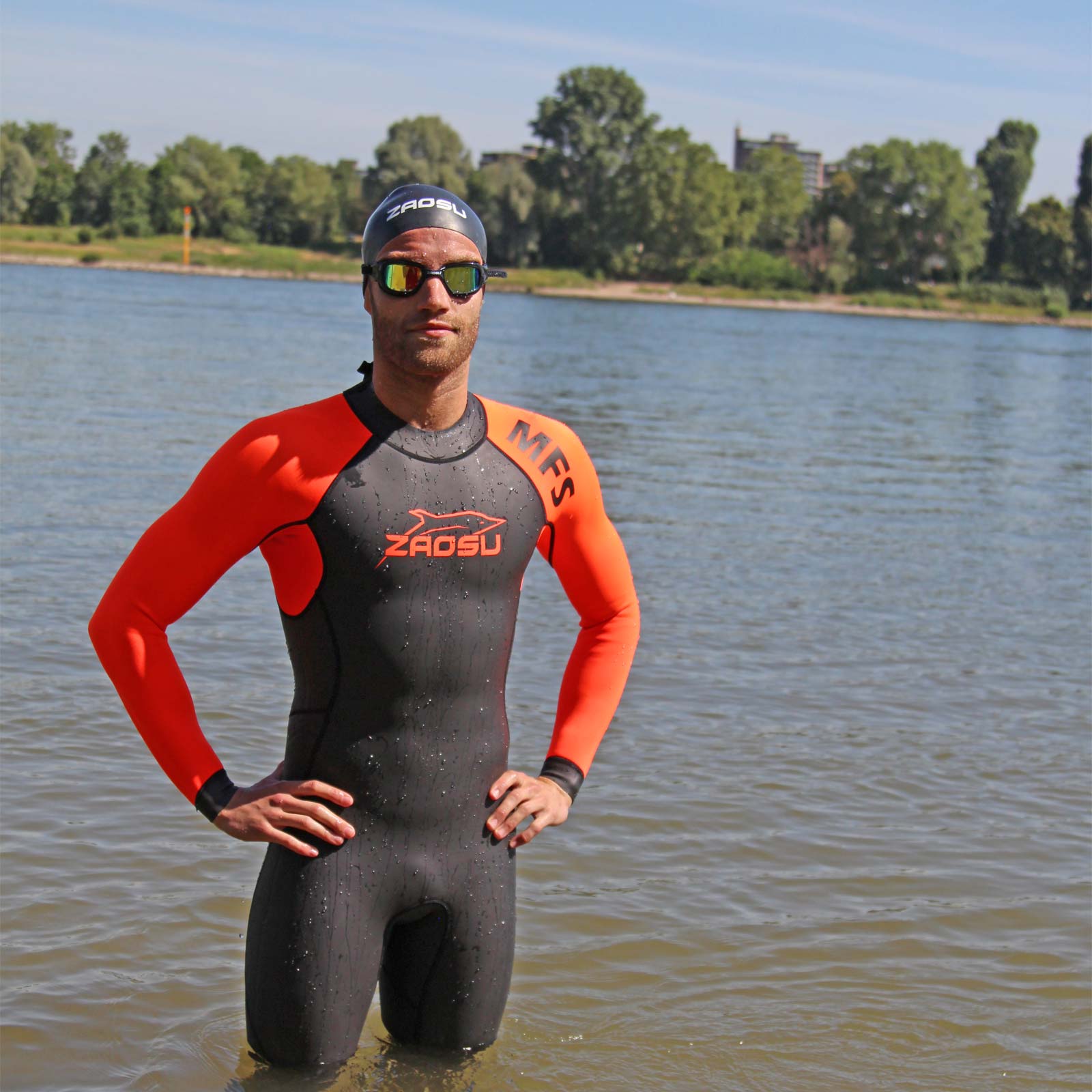 （企业店）MFS-ZAOSU WETSUIT 多功能蛙泳胶衣